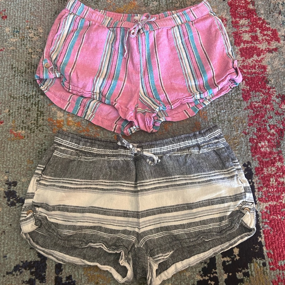 Pair of So shorts both the same size and style sold as a pack size M